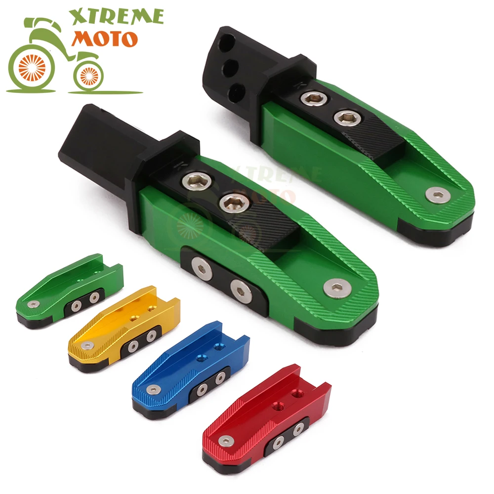 Мотоцикл зеленый заготовка подножки педали для KAWASAKI ZX6R ZX10R ZX7R ZX9R ZX12R ZX 6R 7R 9R 10R 12R Z750