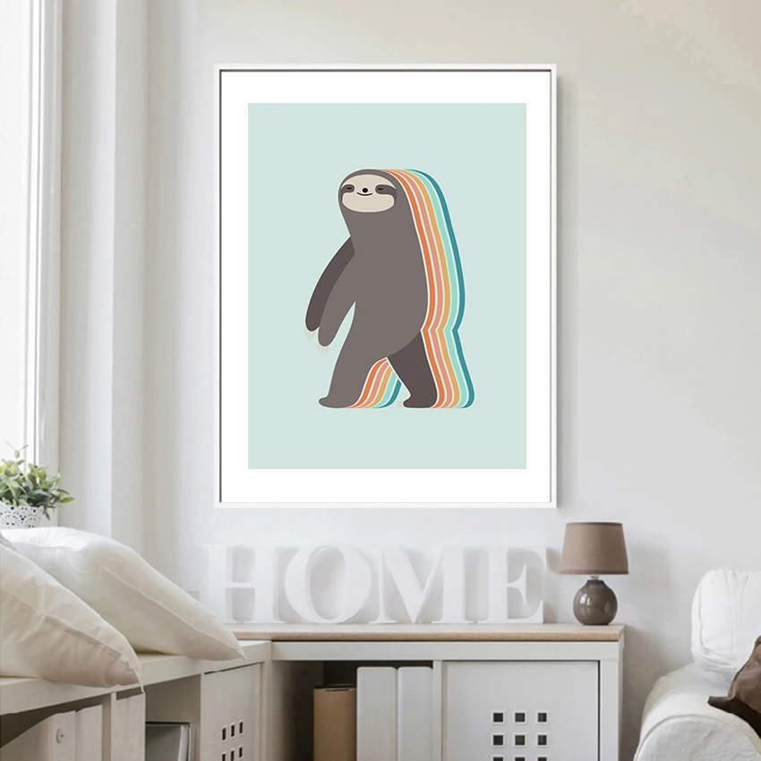 Canvas painting Pictures prints Modern home decor Quote fashion Art Poster animal Sleepwalker the wall for living room zs633 | Дом и сад