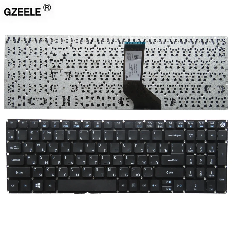 GZEELE Русская клавиатура для ноутбука Acer P257 P258 F15 F5-571 F5-571T F5-571G F5-572 F5-572G F5-572T K50-20 V5-591 E5-575 RU Новинка