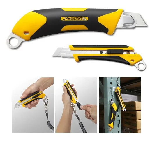 

OLFA L6-AL ComfortGrip series сверхмощный резак, многоцелевое отверстие для DIY проектов, строительства, индустрии