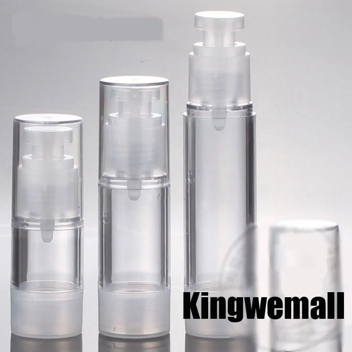 

50ml transparent airless vacuum pump lotion bottle used for Cosmetic Container
