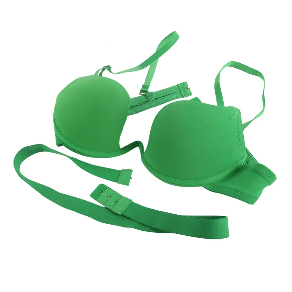 Сексуальный женский бюстгальтер с глубоким U-образным вырезом супер пуш-ап