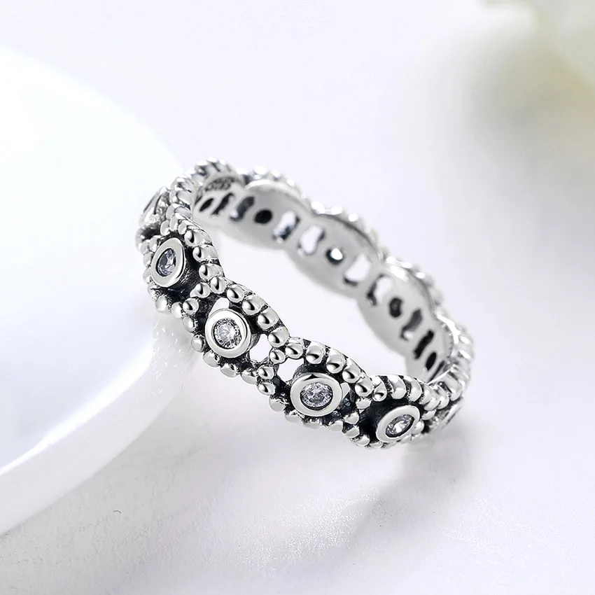 925 Sterling Silver Ring Her Majesty white CZ Women's Rings for Ladies and Girls Finger Lover wedding Gift | Украшения и
