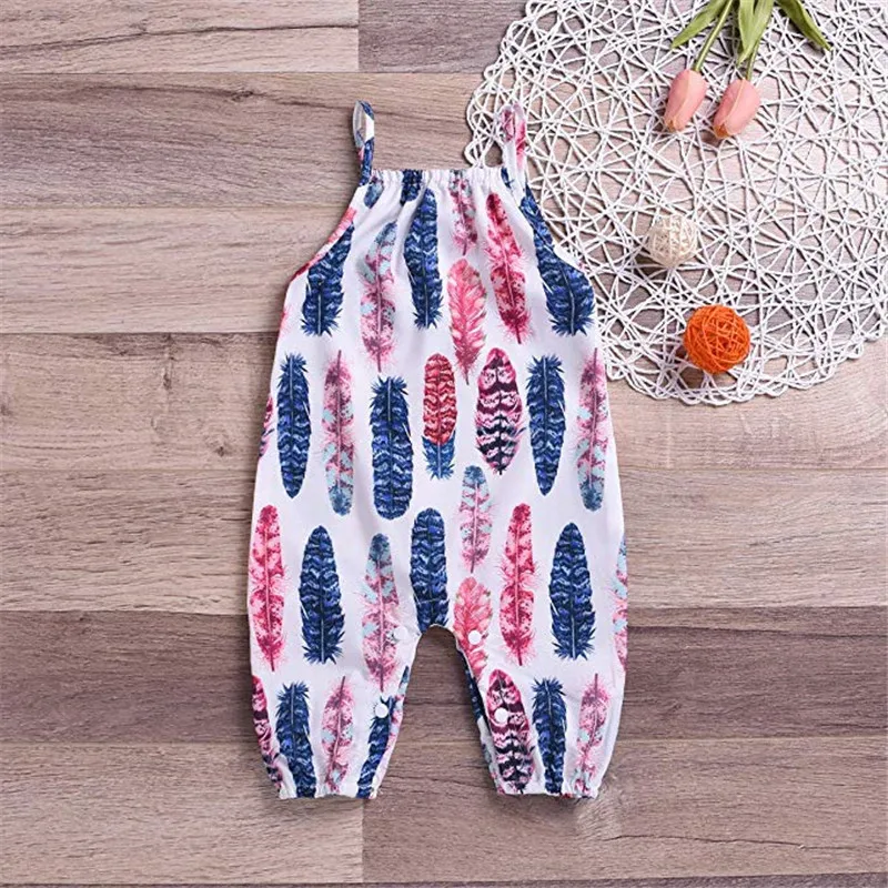 Летний комбинезон для новорожденных девочек маленьких цельный модная одежда