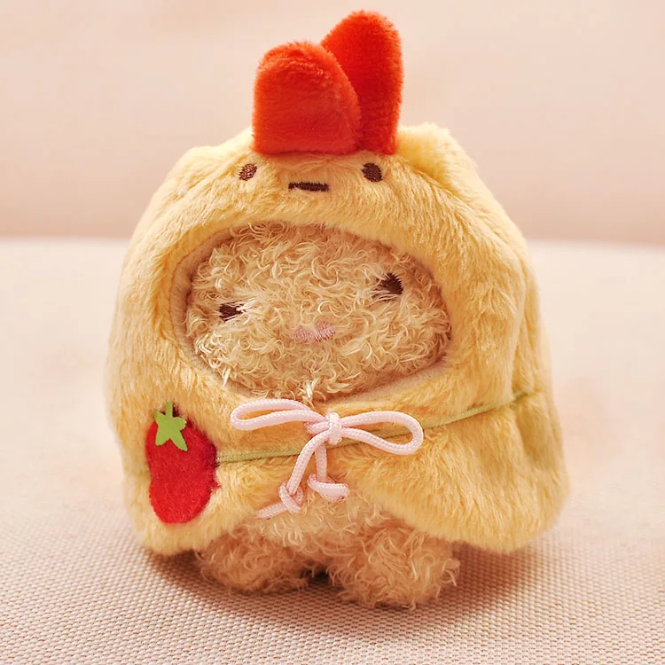 Новый KAWAII 8 см Сан х Сумико гураши мягкие игрушки брелок плащ подарок плюшевая