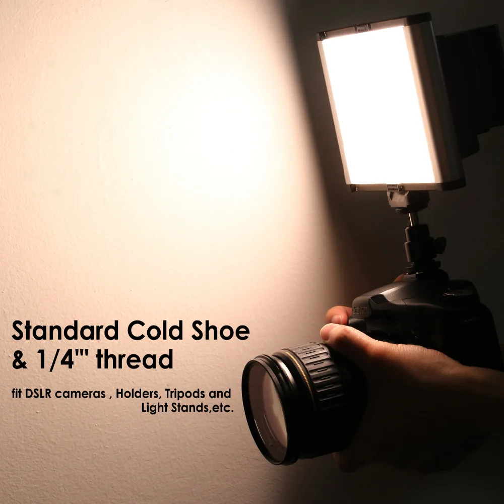 Neewer Диммируемый двухцветный светодиодный со стандартным холодным башмаком