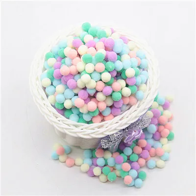 0309102526 20g Мини Помпон 8 мм Pom Poms Ponpon многоцветные Pompony ремесла поставки DIY для детской игрушки швейные украшения для дома и свадьбы 20 г - Цвет: 0309102526 20g