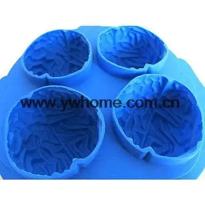 Ледозамерзающий кубик Силиконовый поднос инструмент форма для мозгов вечерние