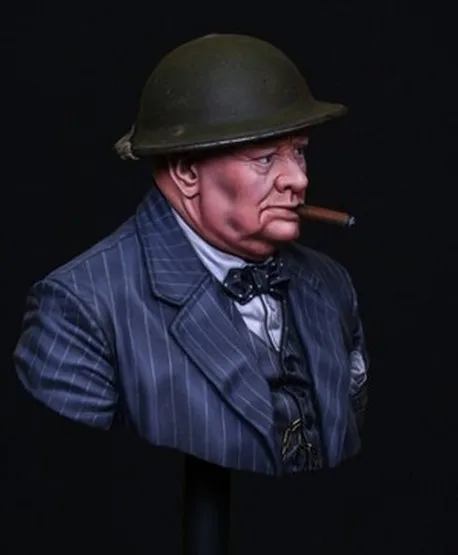 Масштабные модели 1/10 WW2 Черчилль (включая два шляпа) полимерный Бюст бесплатная
