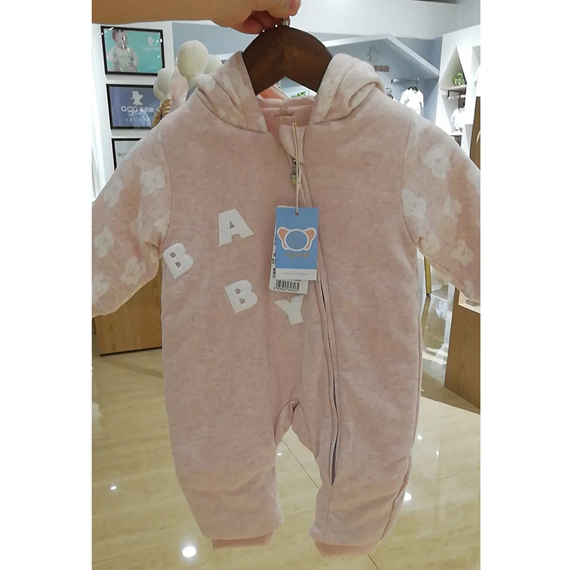 2018 детские комбинезоны для новорожденных утепленная хлопковая зимняя одежда