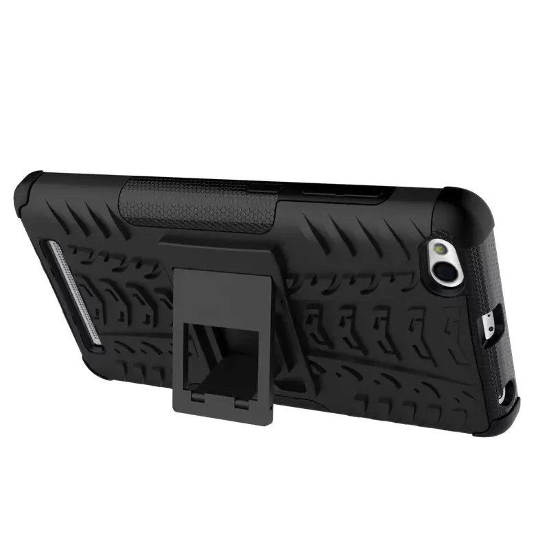 New Tire Style Tough Rugged Dual Layer Hybrid Hard KickStand Duty Armor Case With Bracket For Xiaomi Hongmi 3 Redmi |