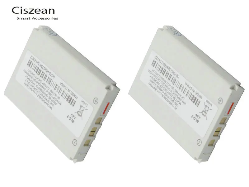 Ciszean 2 шт. новый запасной аккумулятор для телефона 3 6 В Nokia 3310 3330 3410 3510 5510 3530 3335 3686 3685