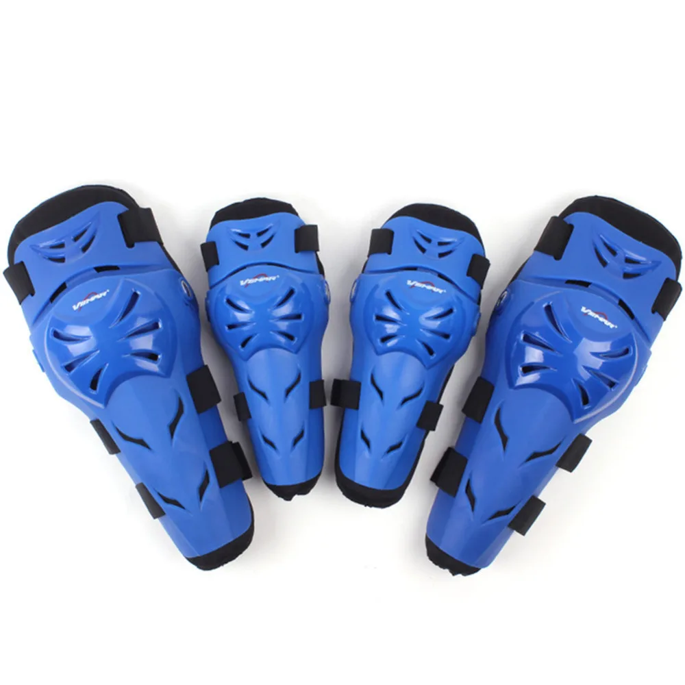 Новые 4 шт. мотоциклетные наколенники Налокотники протектор охранники Rodilleras