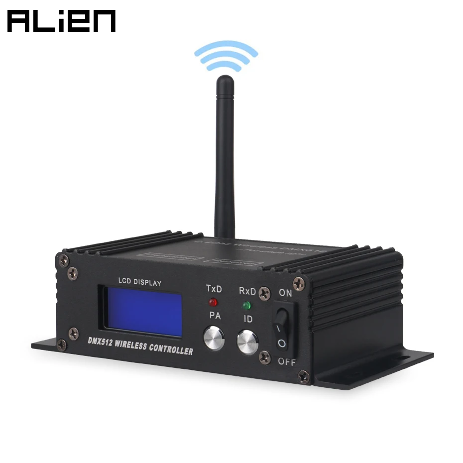 ALIEN 2 4G беспроводной DMX 512 контроллер приемник передатчик ЖК дисплей мощность