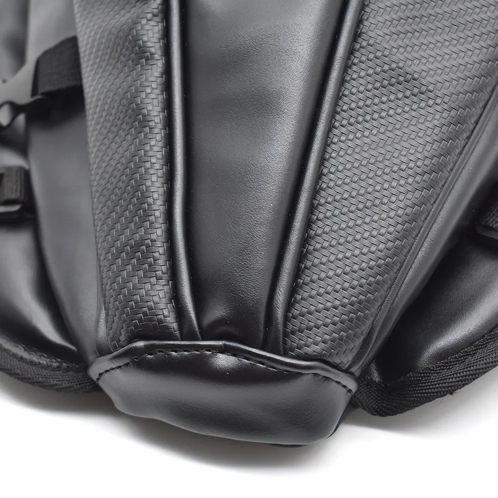 Новая цветная мотоциклетная сумка из углеродного волокна рюкзак на сиденье для