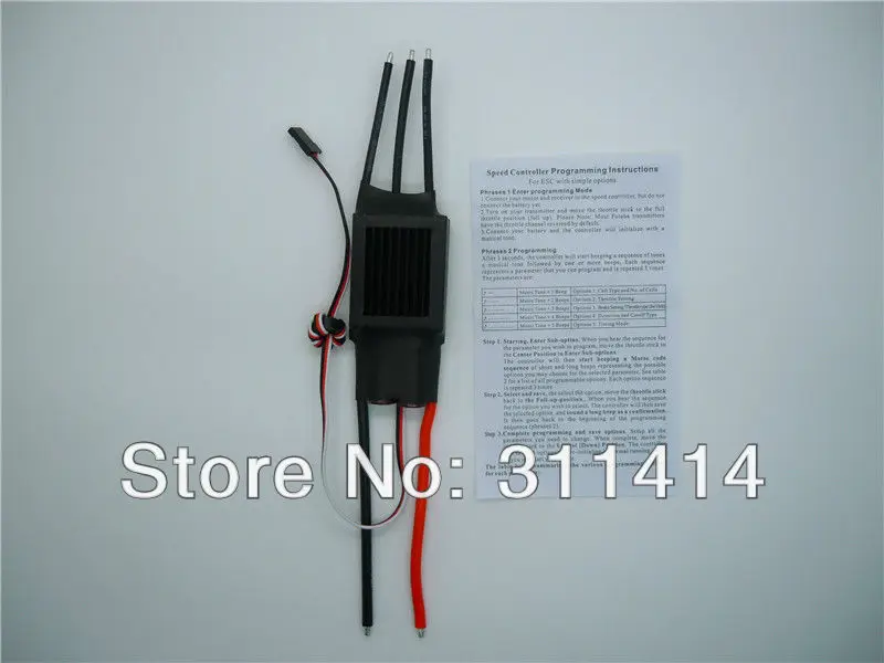 Фото 2 шт./лот 80A RC ESC бесщеточный двигатель для самолета UBEC80A + Бесплатная доставка 2 шт./лот 80A RC ESC бесщеточный двигатель для самолета UBEC80A + Бесплатная доставка