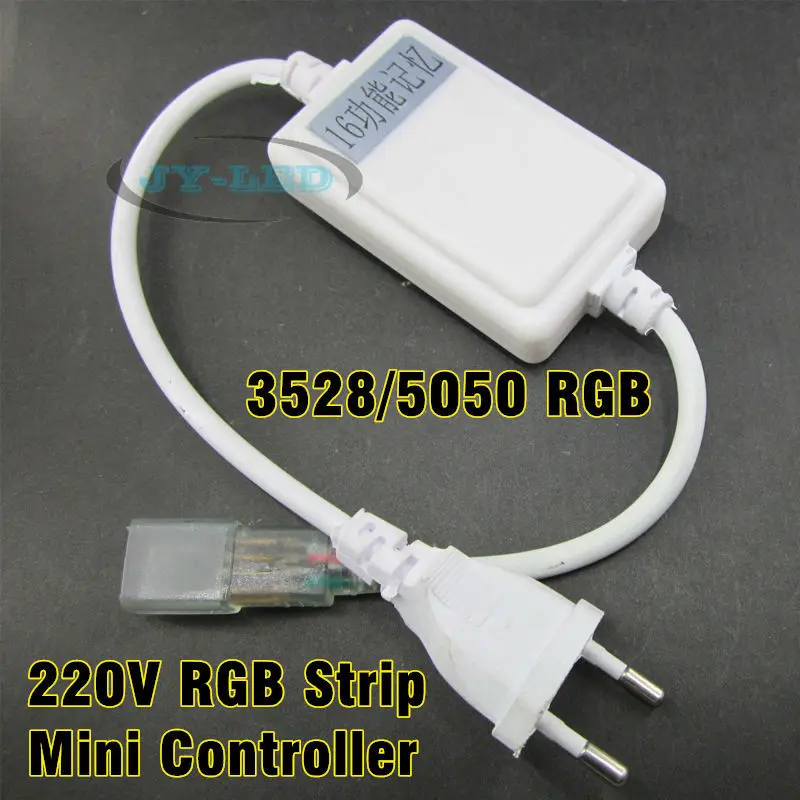 8 программ управления ler для 220V 230V водонепроницаемый IP67 SMD5050 RGB Гибкая