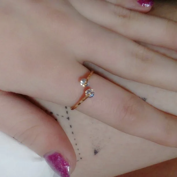 Italina Rigant новое поступление австрийские кольца для женщин с покрытием из розового