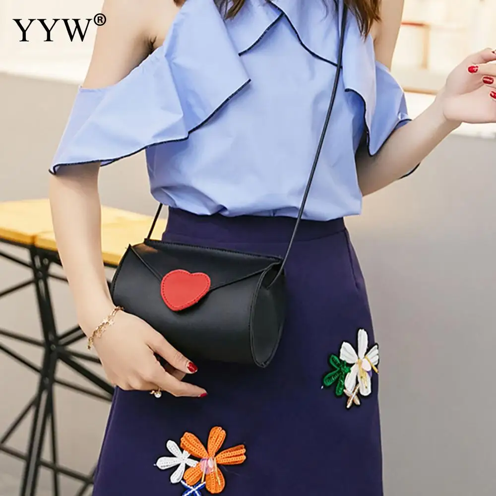 

Love Pattern Pu Leather Crossbody Bags For Women 2018 Casual Mini Girl Travel Shopping Bag Female Cute Clutch Purse Handbag
