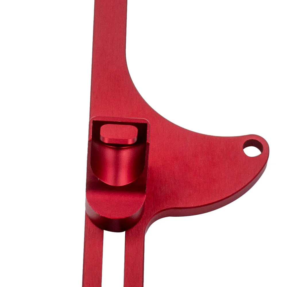 Красный Дроссельный кабель Carb кронштейн для карбюратора подходит Holley 4150 4160 350 SBC |