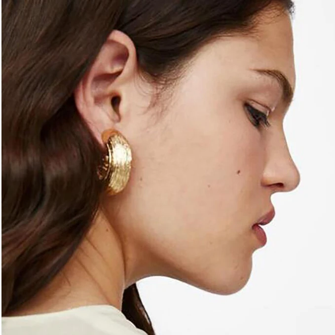 Шпильки геометрической формы серьги для Для женщин винтажные Большой себе