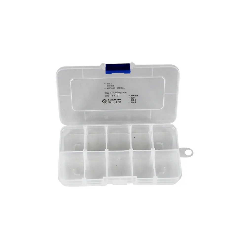 1218 Plastic Tool Box Transparent Toolbox Electronic Components Screw Storage Parts Boxes | Инструменты