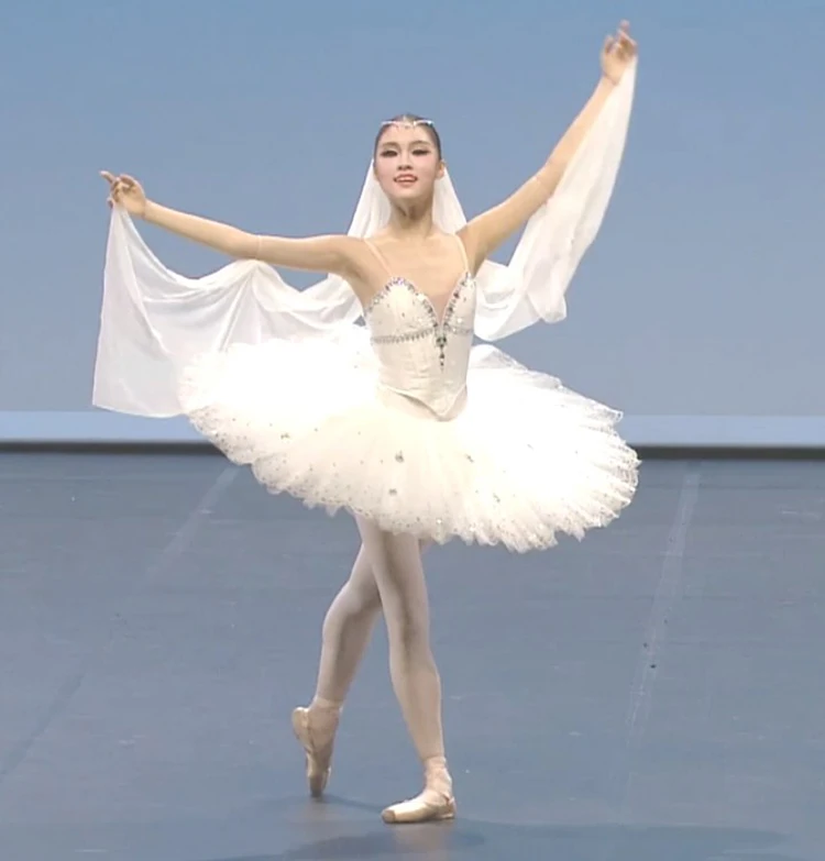 Профессиональная белая пачка для взрослых женский костюм балета танцевальных - Фото №1
