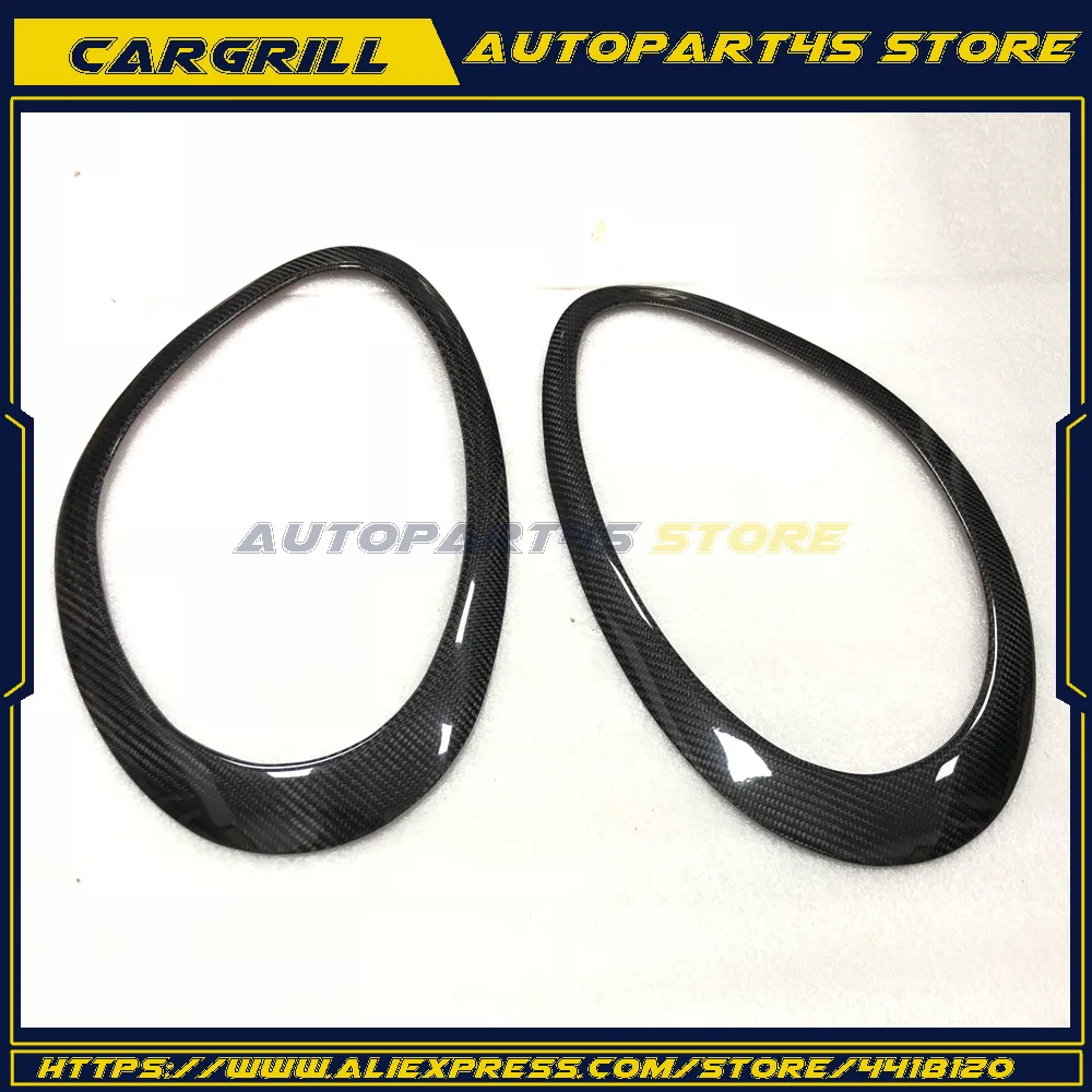 Углеродное волокно брови век фары для Porsche Boxter Cayman S 987 2005 2008|Наклейки на
