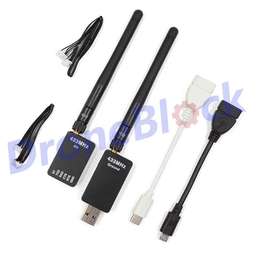 3DR радио Телеметрия SiK 100 мВт для APM2.6/Pixhawk APM2.8 433 МГц 915 с OTG кабель Type C Micro|3dr radio|3dr radio