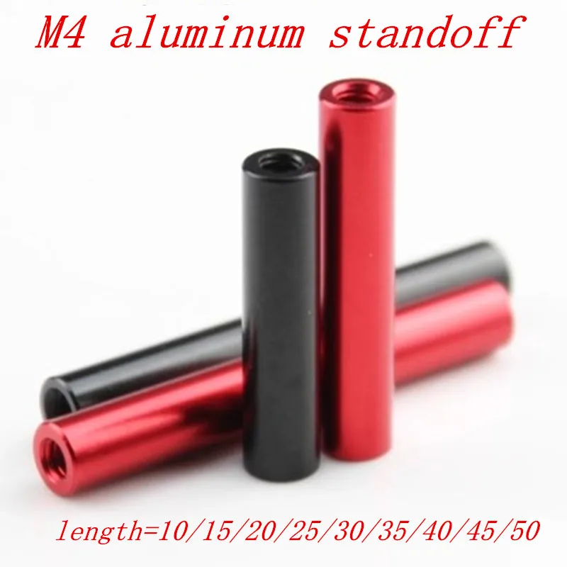 10 шт. M4 красные и черные круглые алюминиевые стойки прокладки для RC multirotors|Винты| |