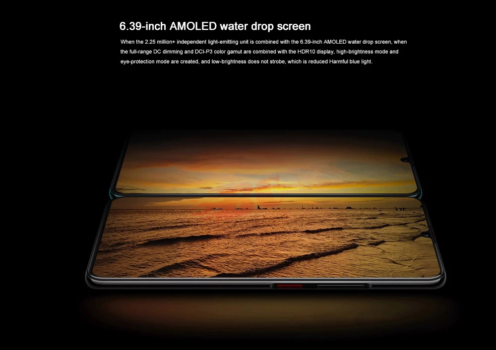 Lenovo Z6 Pro, 6,39 дюймов, AMOLED, капля воды, экран Snapdragon 855, четыре ядра, 4000 мАч, камера заднего вида, 9,0 МП, ZUI11, Android 512, ГБ