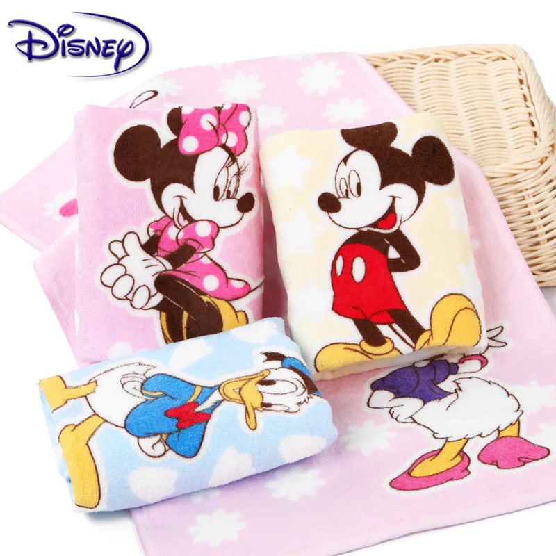 Disney/детское полотенце для лица с мультяшным принтом 100% хлопок мягкое детское рук