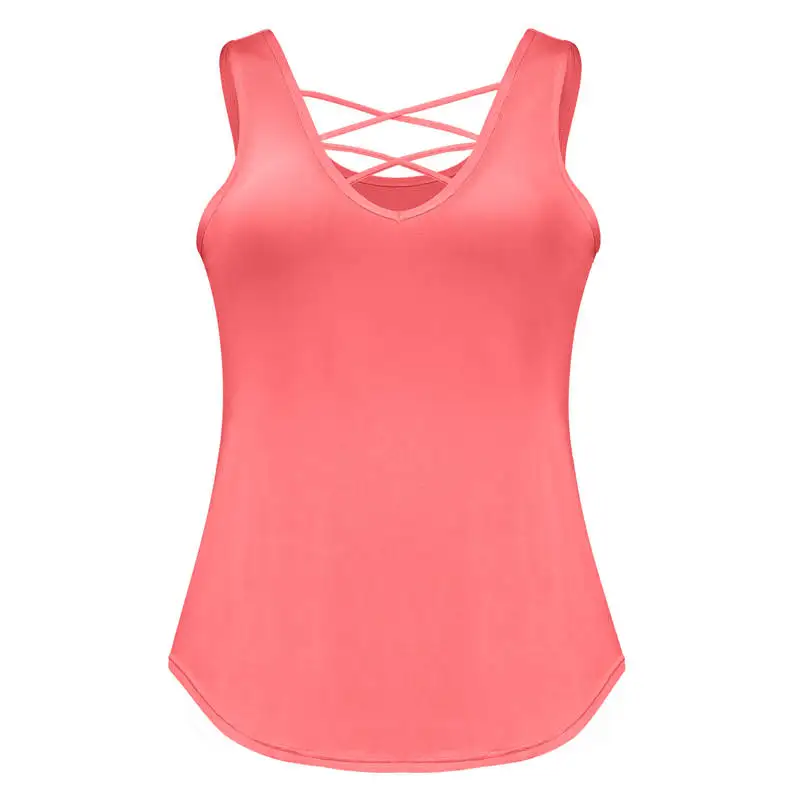 Женский спортивный жилет Dragon Fit Свободный Топ без рукавов для пляжа на каждый