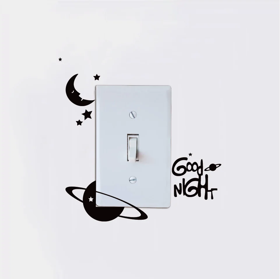 Goodnight теплые ночные открытия события предложения личности креативные наклейки
