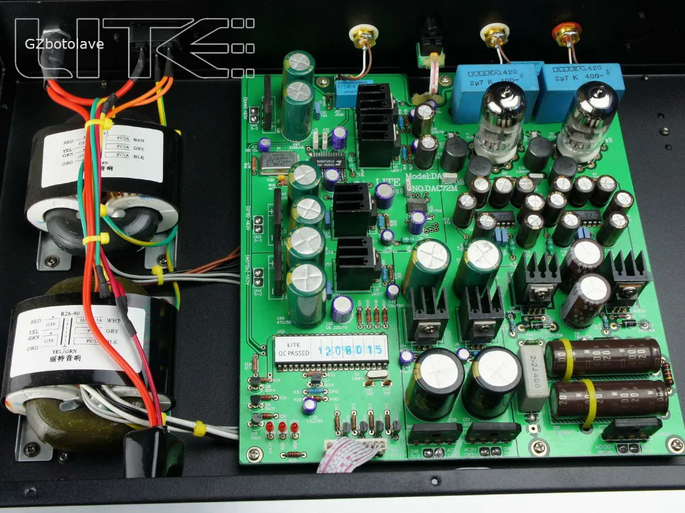 Декодер GZbotolave LITE DAC 72 чип PCM1702 выход электронной трубки с 2 чипами|electronic tube|tube litelite