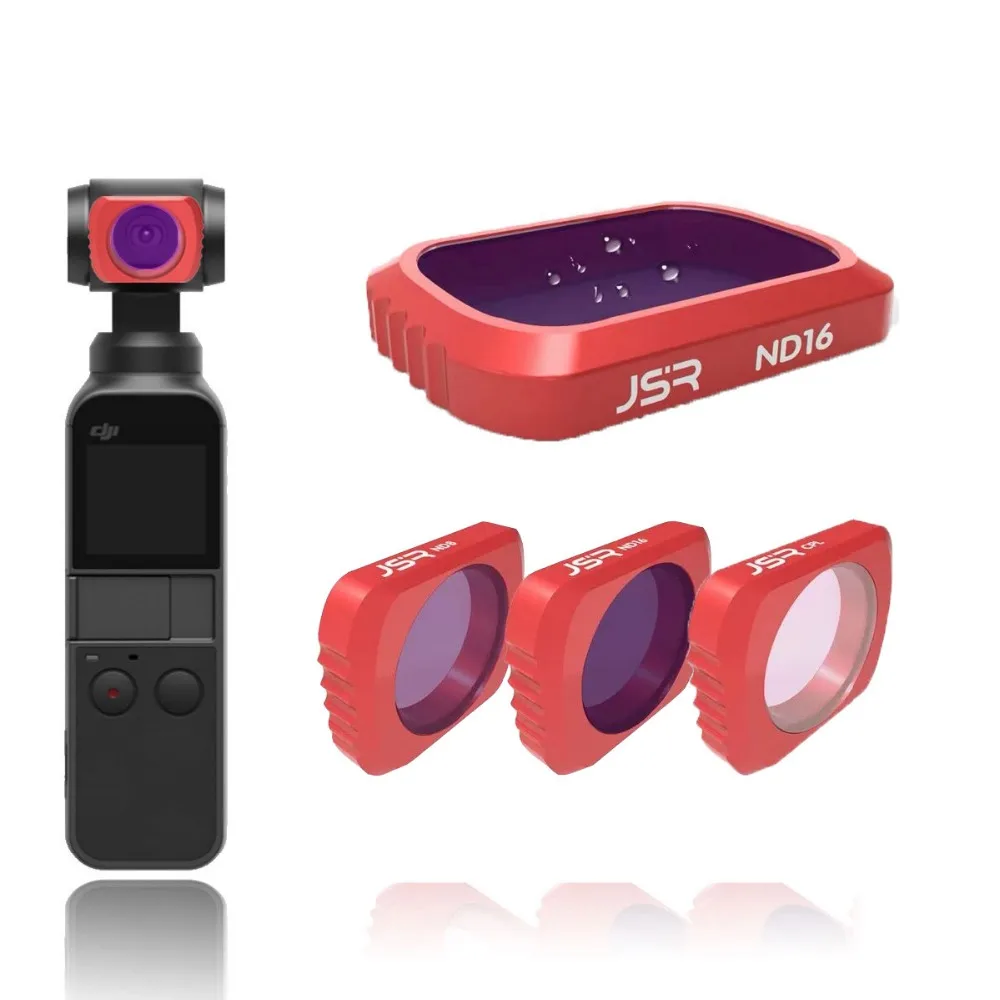 3 Pieces CPL+ND8+ND16 Filter Set for DJI OSMO POCKET Kit ND Filters Accessories |