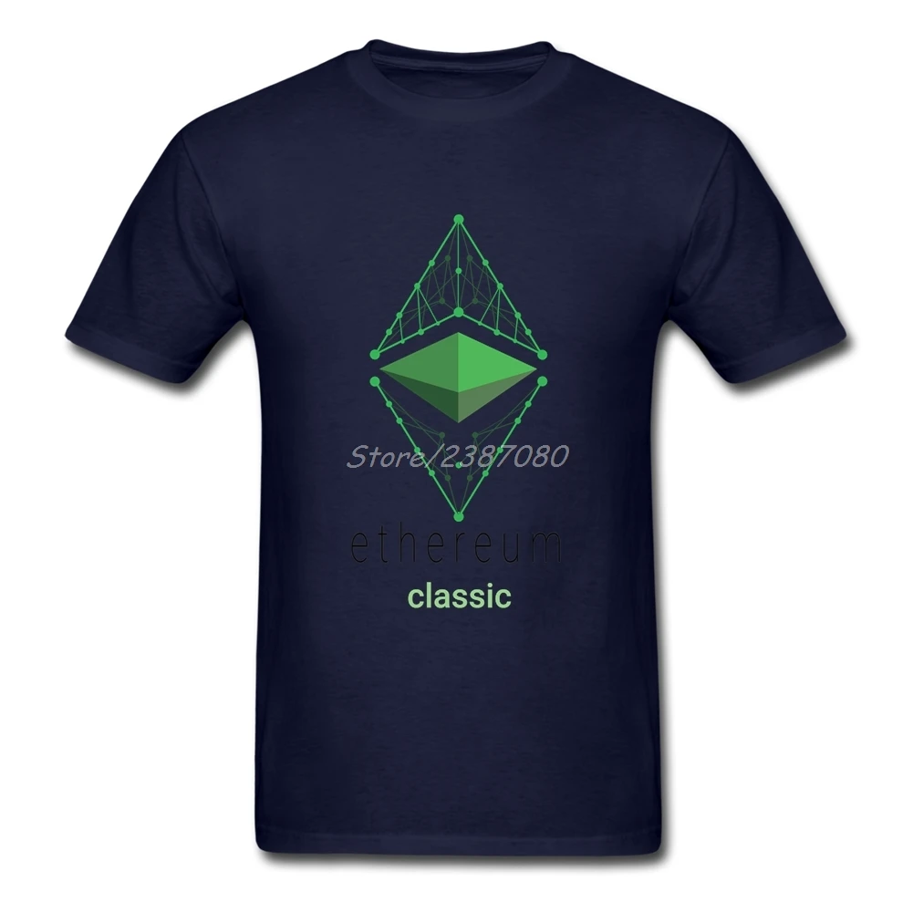 Футболка Ethereum мужская с коротким рукавом тенниска на заказ уличная одежда в