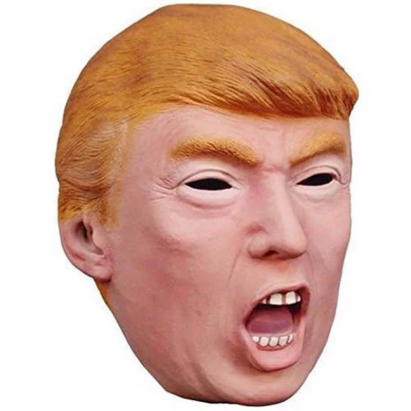Забавная Реалистичная латексная маска президента Дональда Трампа Путина