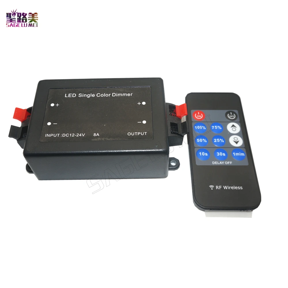 DC12V 24V Mini 11key RF беспроводной пульт дистанционного управления яркостью контроллер