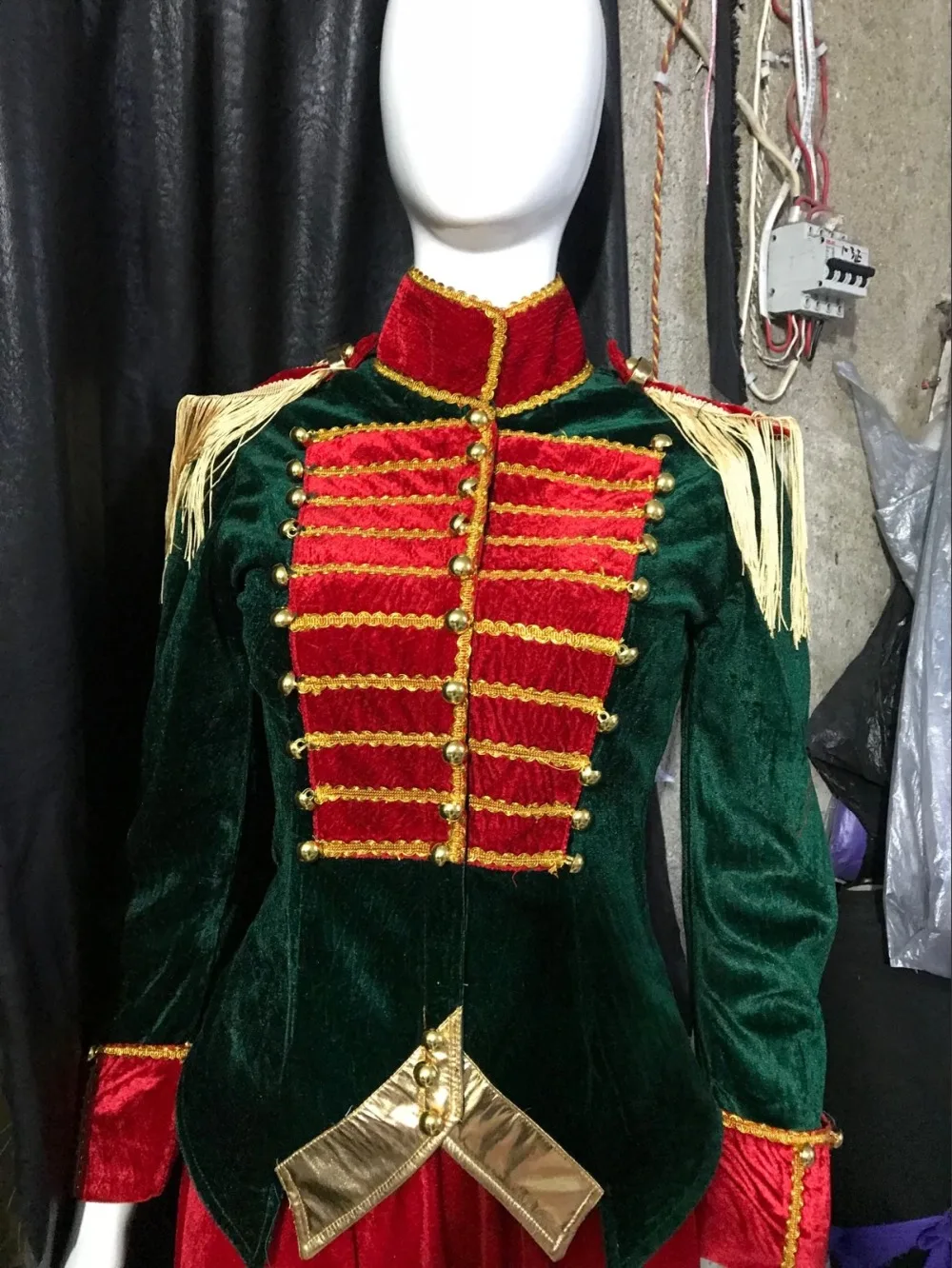 CosplayDiy индивидуальный заказ Щелкунчик и четыре области Косплей Костюм принцессы Клара синий топ куртка платье все размеры L320