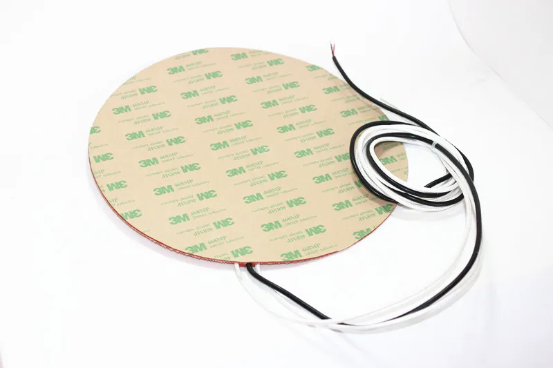 Delta Kossel DIY 200 мм круглая силиконовая резина нагревательная пластина коврик 12 В Вт
