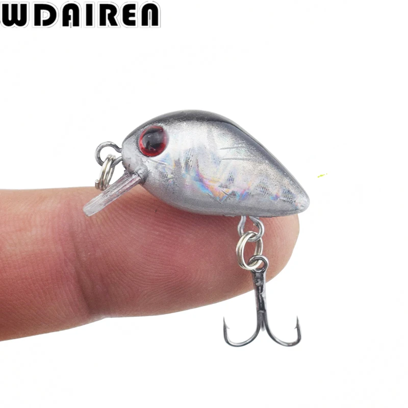 10pcs/lot Crank lure mini fishing lures set 30mm 1.5g fishing Crankbait Minnow Wobbler hard bait Freshwater Bass lure
