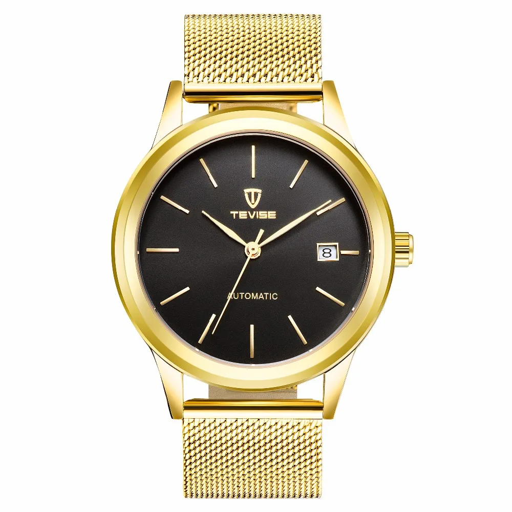 TEVISE мужские часы Лидирующий бренд Роскошные автоматические механические