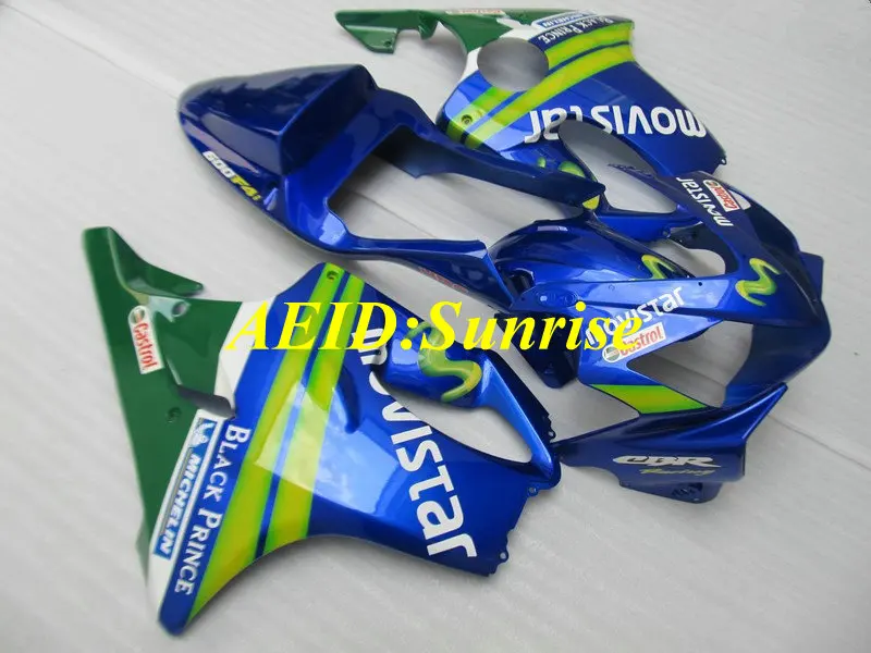 Комплект обтекателей под давлением для HONDA CBR600F4I 01 02 03 CBR600 F4I 2001 2002 2003 CBR 600 синий