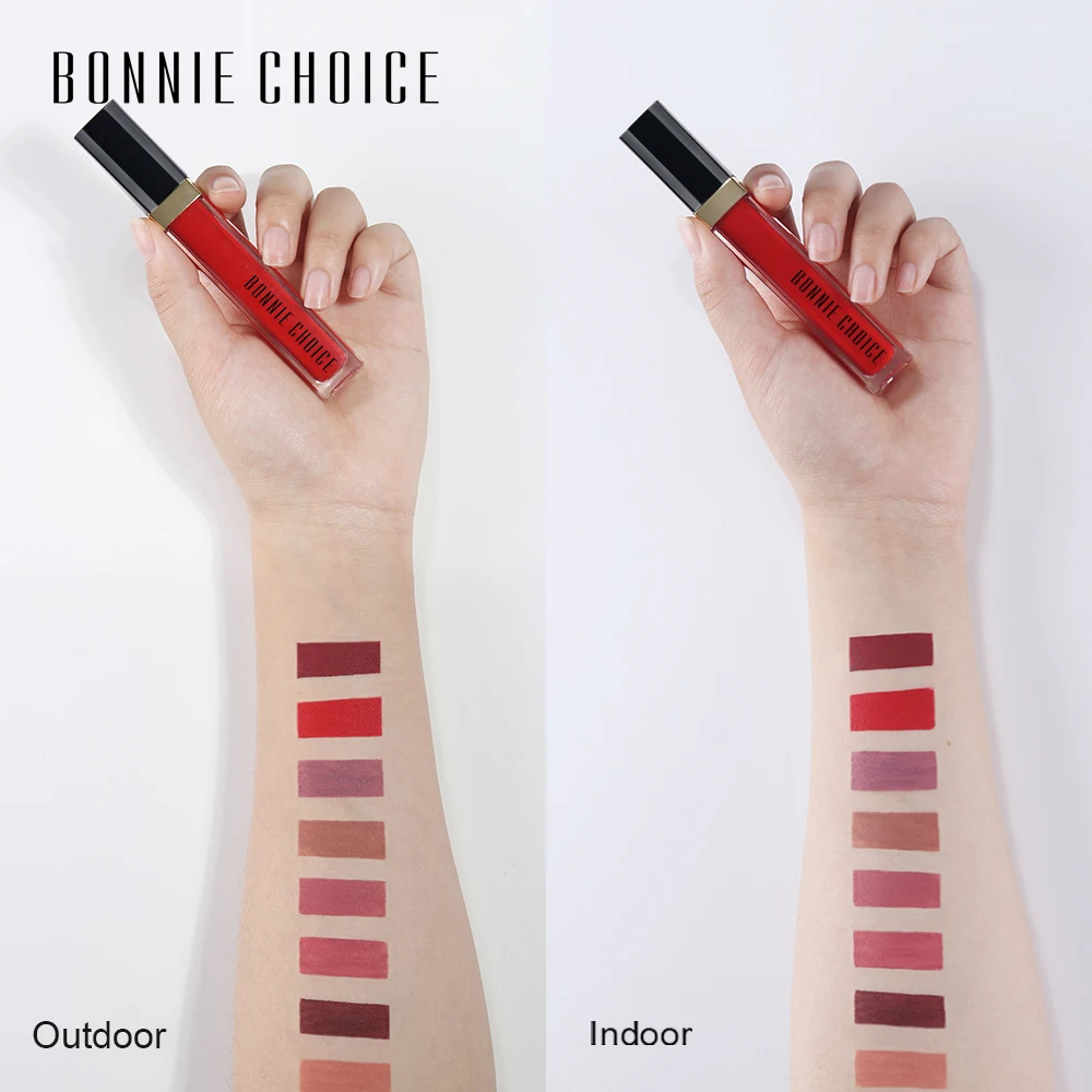 BONNIE CHOICE блеск для губ Матовая жидкая губная помада водонепроницаемый стойкий
