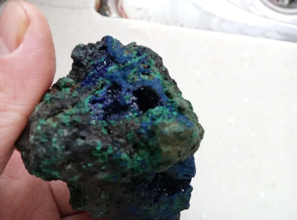 141 2 г натуральный Azurite и малахит симбиотик минерал|crystal crystal|crystal bluecrystal natural |