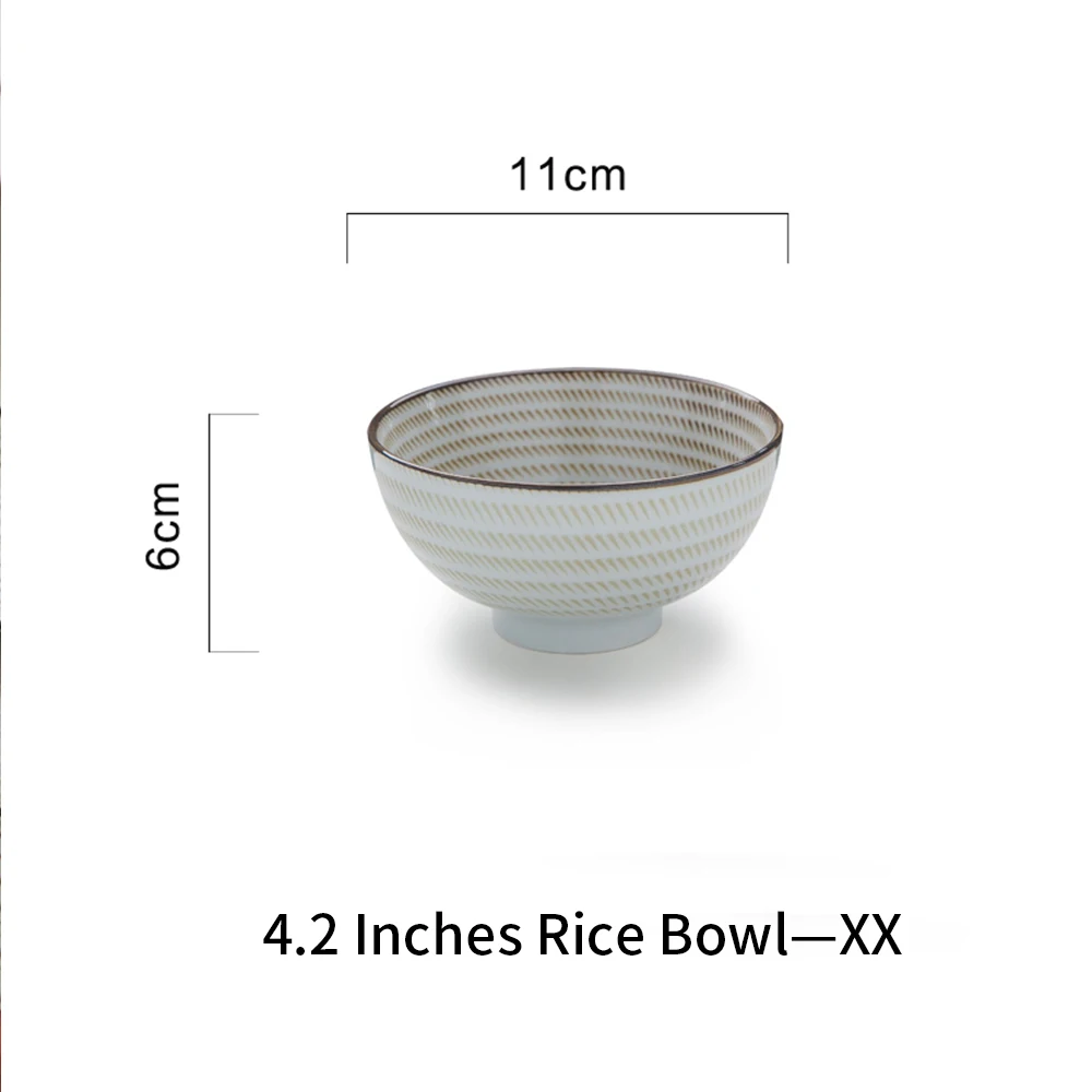 Rice bowl XX MDZF SWEETHOME керамическая чаша лапша суп салат риса посуда 6 дюймов и 8 дюймов - Цвет: Rice bowl XX