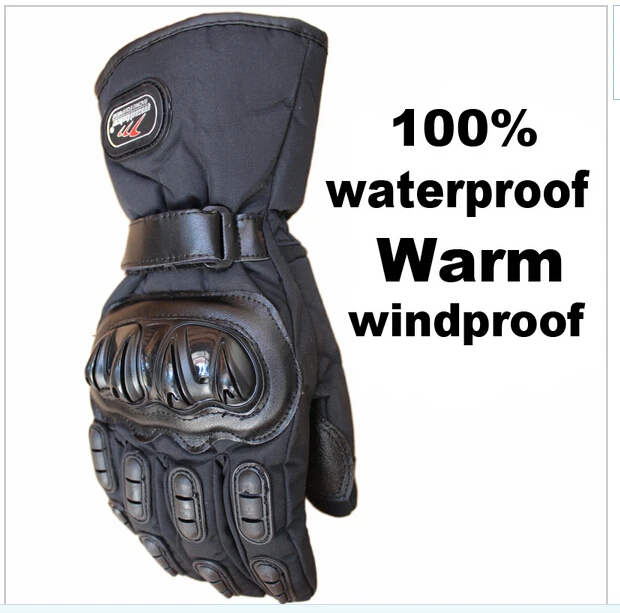 Безумная байкер мото перчатки зима теплая водонепроницаемый ветрозащитный