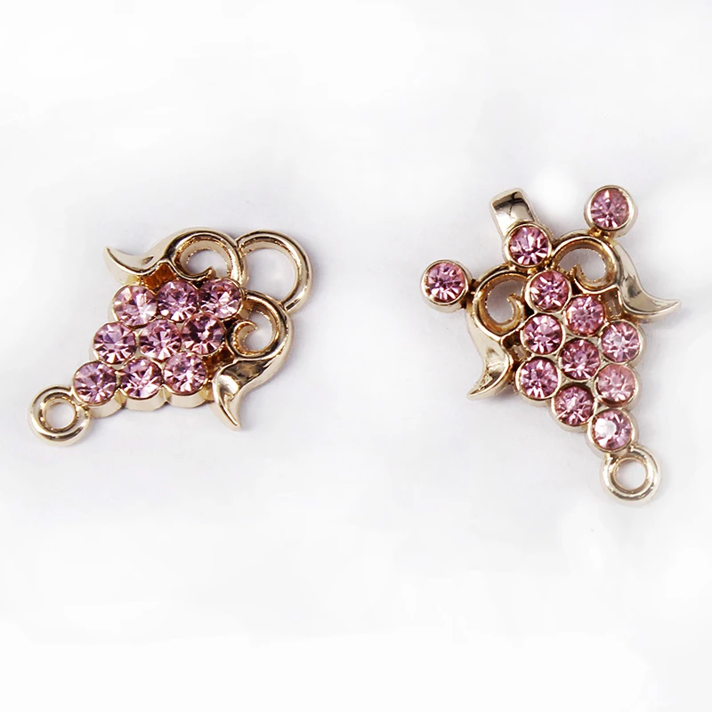 Комплект из 20 предметов розовая застежка с кристаллами женская и Женская