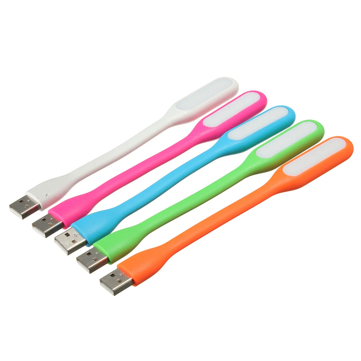 

Мини Регулируемая Гибкая USB Светодиодная лампа Powerbank ПК ноутбук идеально подходит для ночной работы Книга Чтение свет 5 цветов